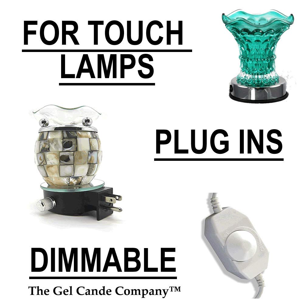 The Gel Candle Company 3 Pack - Replacement Dimmable Halogen Bulbs for Aroma Warmers Only - 2 pins 120 Volt 35 Watt G5.3 Base ONLY for Warmers Aroma