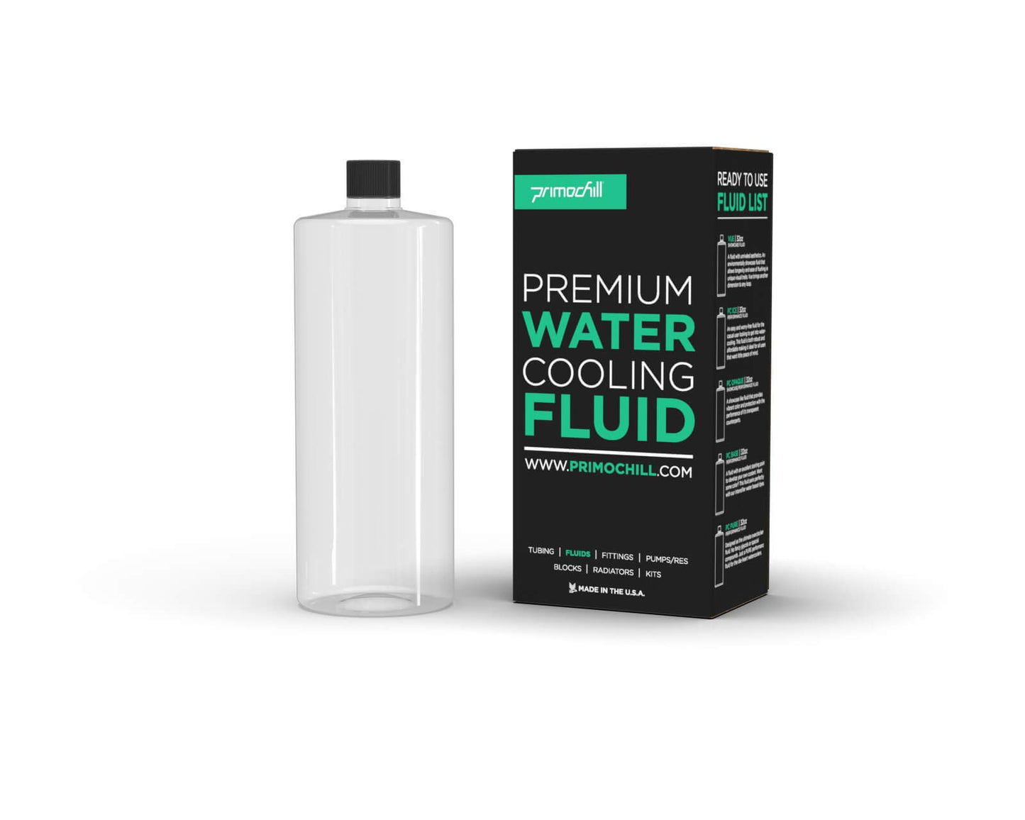 PrimoChill Pure - Computer WaterCooling Coolant, Ultra Performance, Low Viscosity, Low Chemical Content, Full Protection, Proudly Made in The USA