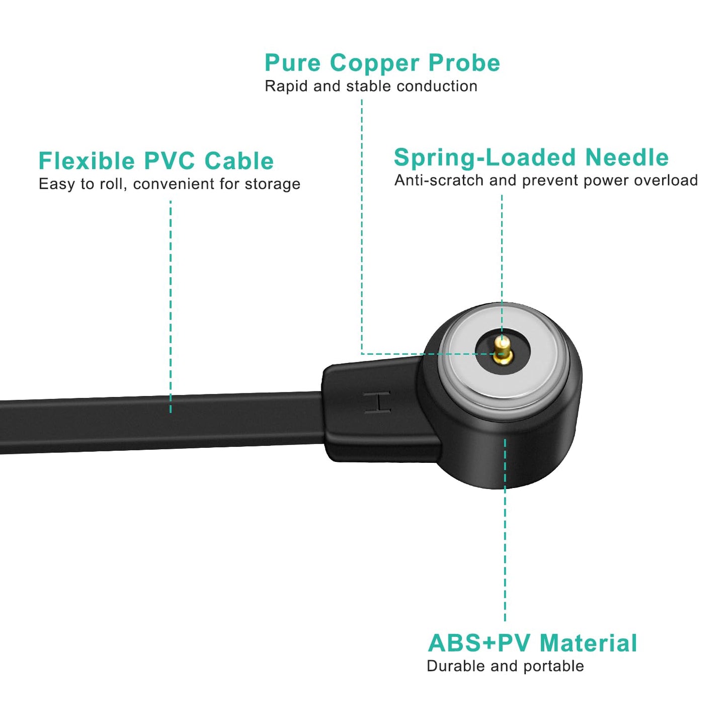 Magnetic USB Charging Cable for Universal Laser Sight and Laser Light Combo
