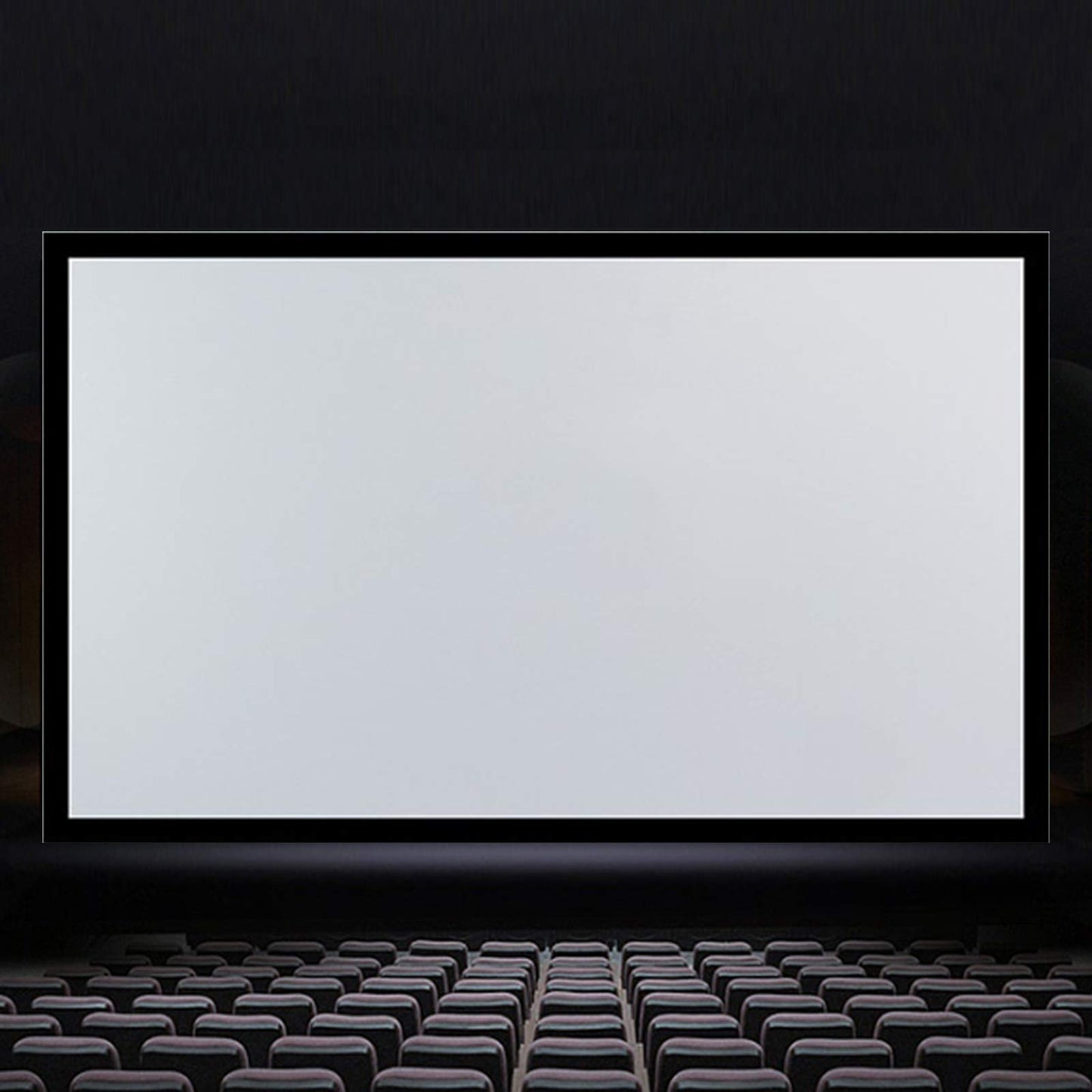 135 Inch Fixed Aluminum Frame Projector Screen, 16:9 Home Theatre Hd Tv Projection, High-Definition Eye Protection & ?160º Viewing Angle for Indoor