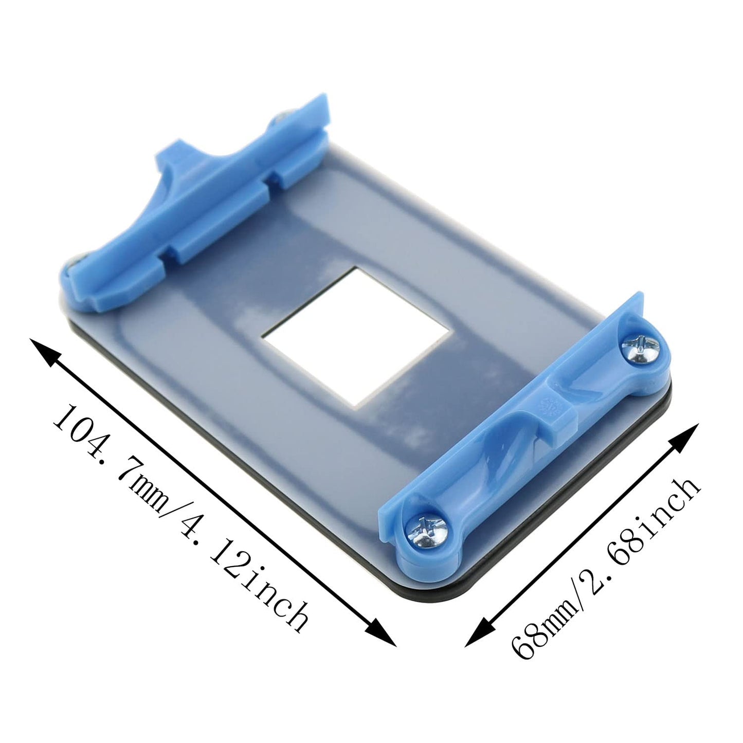 ZZHXSM AM4 Backplane CPU Heatsink Bracket Motherboard CPU Fan Cooling Mounting Sheet Plate Mount on Motherboard for AM4 Only, Blue