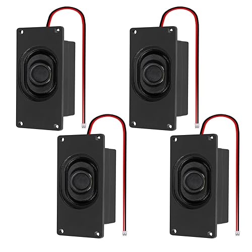4Pcs Audio Speaker 5 Watt 8 Ohm Speaker 8ohm 5W Loundspeaker JST-PH2.0 Interface Speaker for Small Electronic Projects Advertising Machines LCD TV
