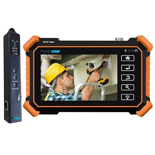 IP Camera Tester IPC-1910 Plus 4 inch Touch Screen IPC Tester 8K IP Camera Test 4K 8MP Coax AHD CVI TVI Display Video MonitorSupport H.265 POE PTZ