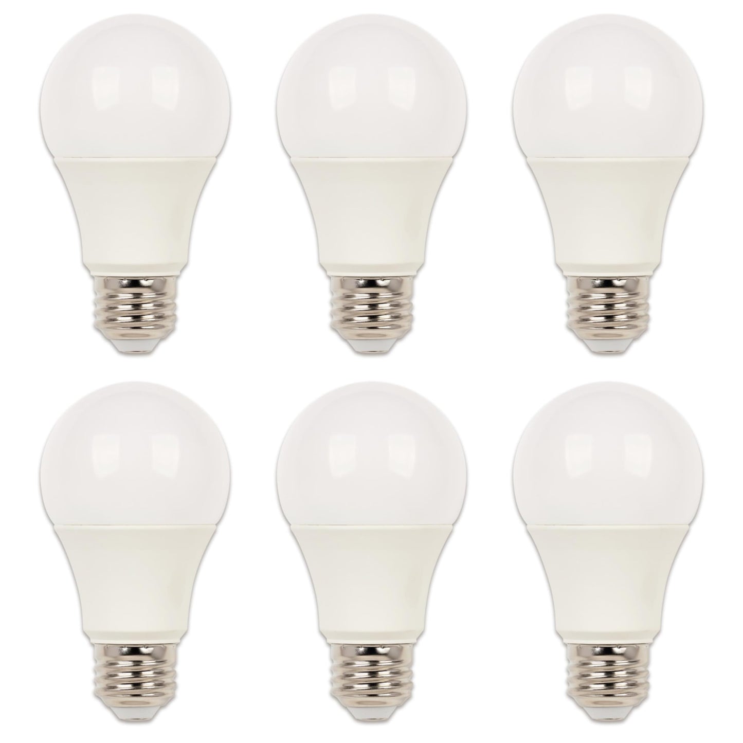 Westinghouse 5228120 14 Watt (100 Watt Equivalent) A19 Bright White LED Light Bulb, Medium Base, 6 Pack