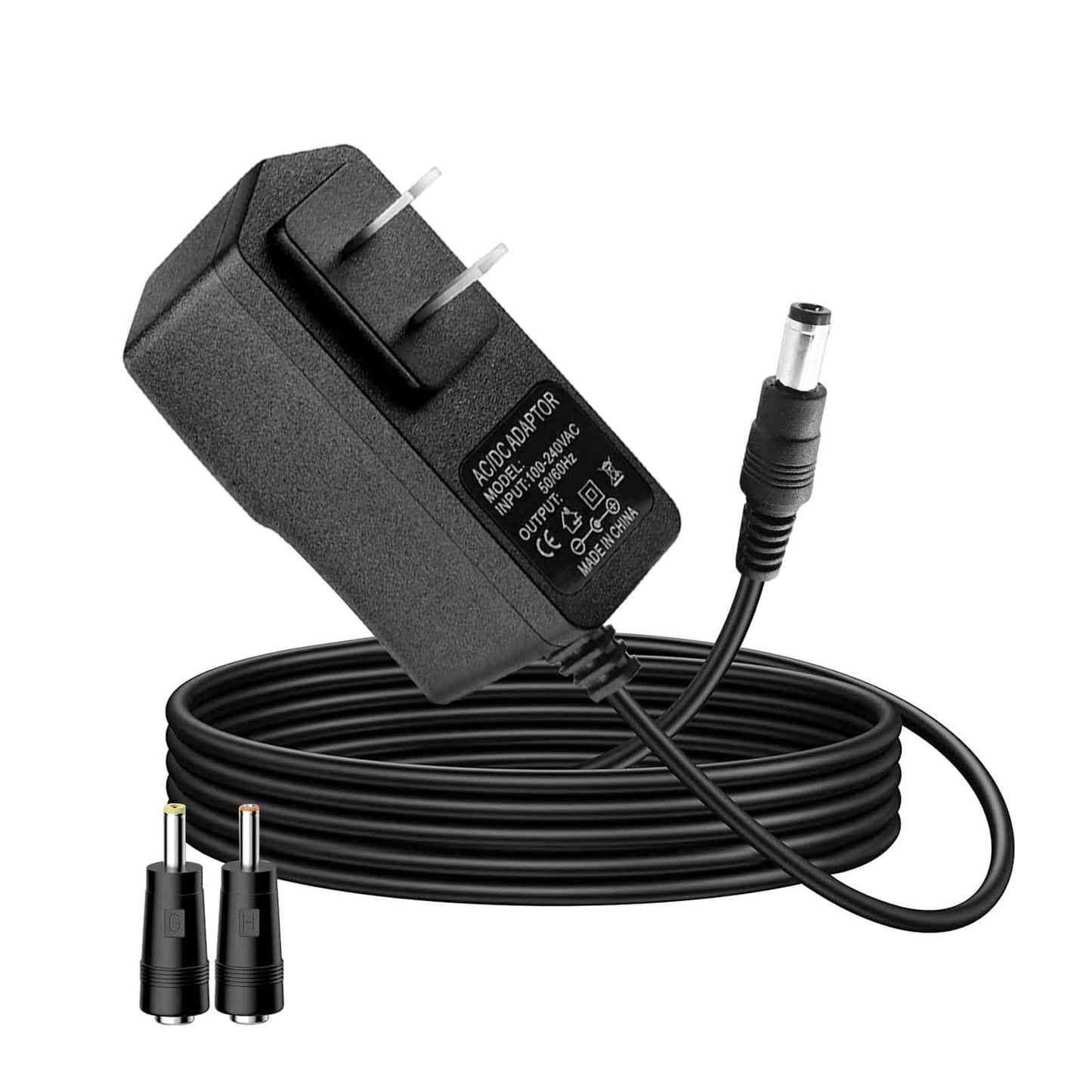 9V 2A AC Adapter with 6ft Cord and Advanced Safety Protections - Compatible with Routers, LED Strip Lights, Speakers & More | 100V-240V Input…