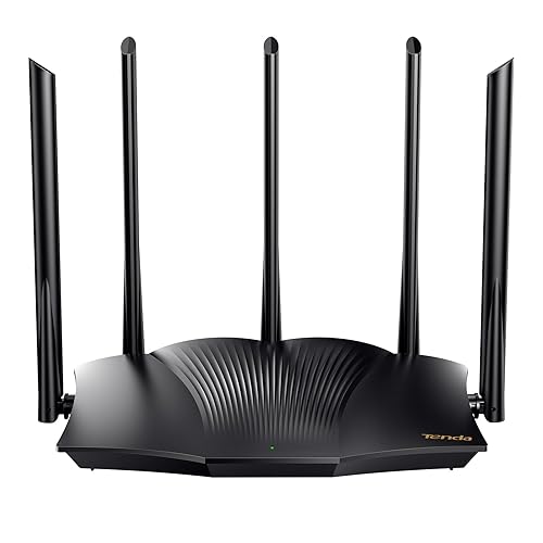 Tenda WiFi 6 Router, AX3000 Dual Band Gigabit Wireless Router for Home, 4 Gigabit Ports, Easy Setup, VPN Support, Parental Controls, WPA3 Security
