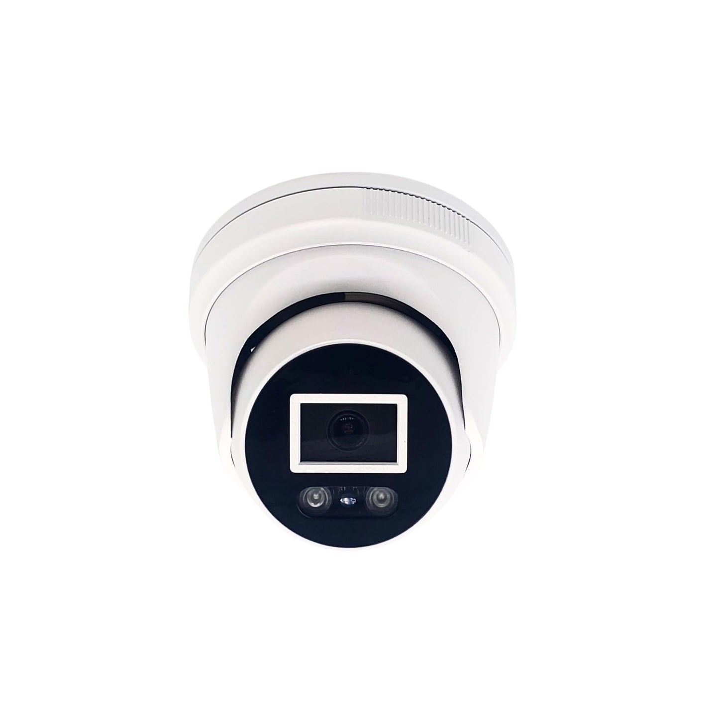 Evertech H.265 5MP IP PoE Network Indoor Outdoor Dual Light Full Color Security Surveillance Dome Camera with 2.8mm Fixed Wide Angle Lens and Built-in