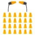 NANLANFAN Replacement Triple Flange Ear Tips for Elgin Discord Gen 3 / Rumble/Rumble Wired, Soft Silicone Ear Tips, 12 Pairs (Yellow, Large)
