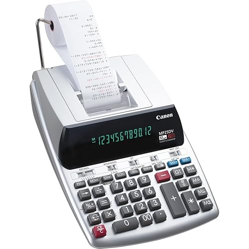 Canon MP25DV-3 - Two-Color Ribbon Printing Calculator