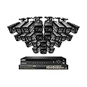 Lorex 4K 32-Channel Nocturnal NVR System with Nocturnal 3 Smart IP Optical Zoom Security Cameras with Real-Time 30FPS Recording 24 / Black