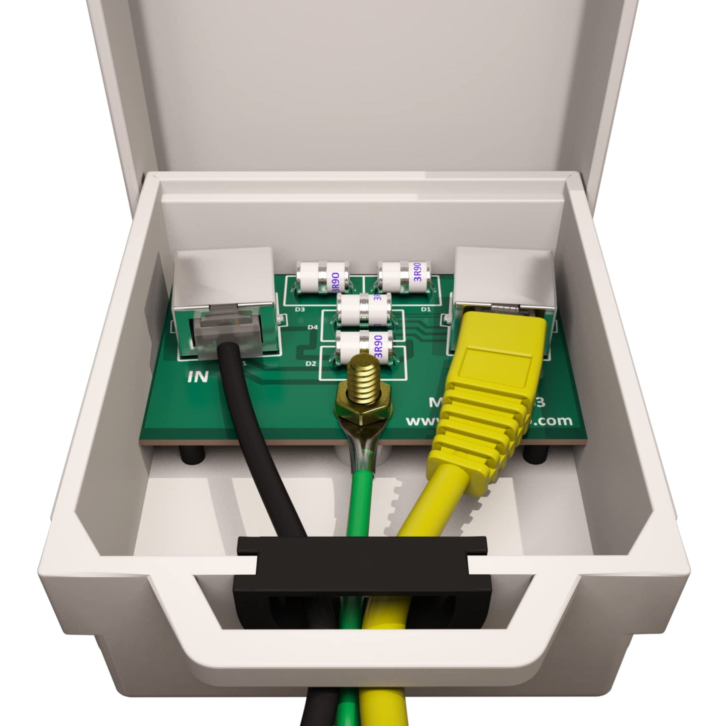 Tupavco Outdoor Ethernet Surge Protector (2 Pack) PoE+ Gigabit
