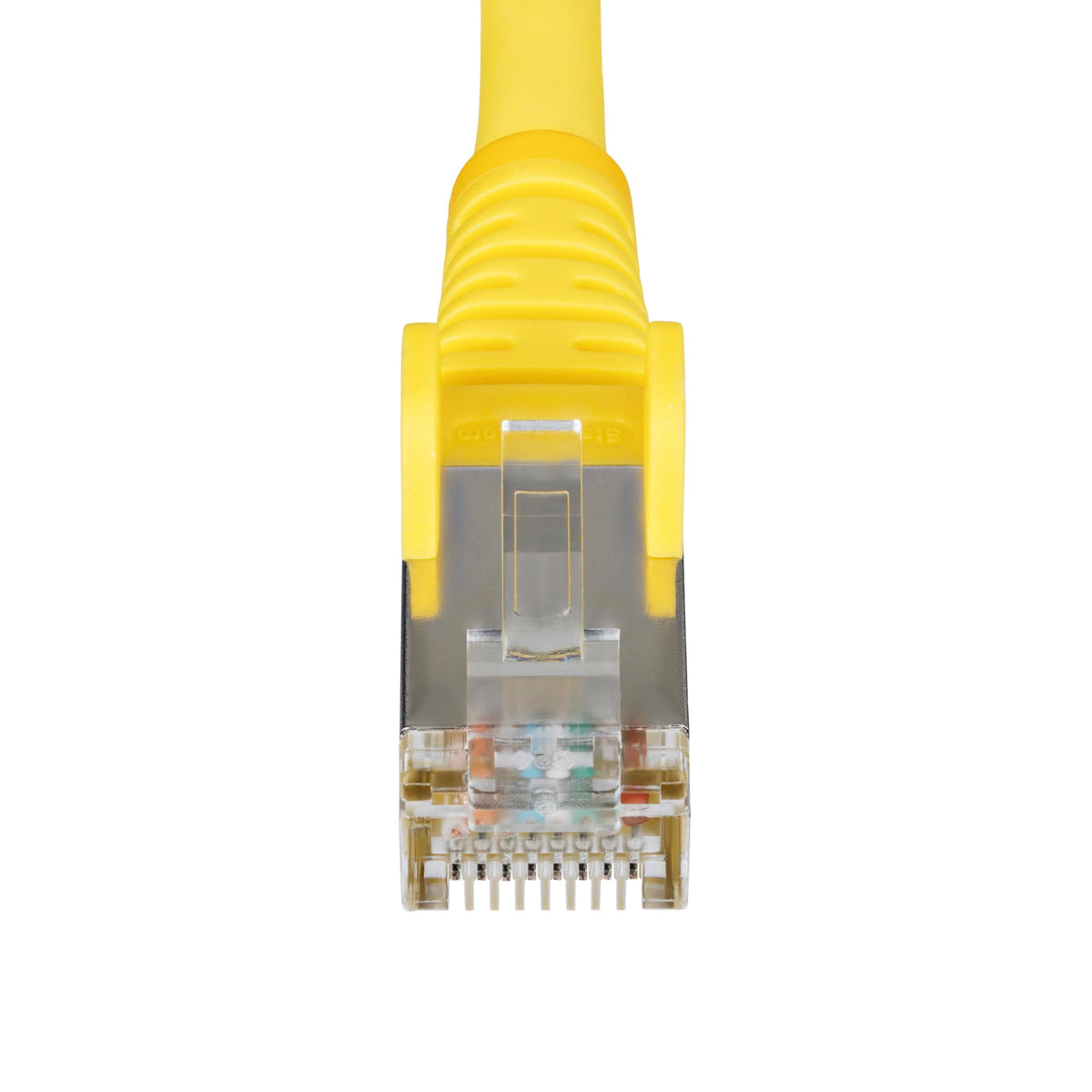 StarTech 25ft Cat6a Snagless Ethernet Cable, S/FTP, LSZH, Yellow