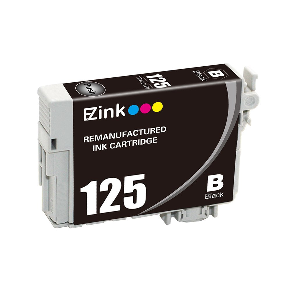 E-Z Ink Remanufactured Ink Cartridge Replacement For Epson 125 (3 Black) for Stylus NX125 NX127 NX130 NX230 NX420 NX530 NX625 WorkForce 320 323 325