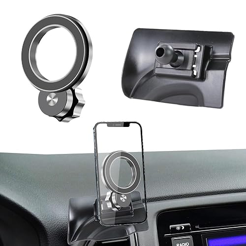 JIEZMO Car Magnetic Phone Mount for Honda HRV HR-V 2016 2017 2018 2019 2020 2021 2022 Auto Interior Accessories Best Cellphone Holder Mobile Cradle