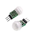 Oiyagai AM312 Mini PIR Motion Sensor (2 Pack) - Infrared Detector, 3-5m Detection Range, 2.7-12V Input, Low Power Design, for Arduino, ESP8266
