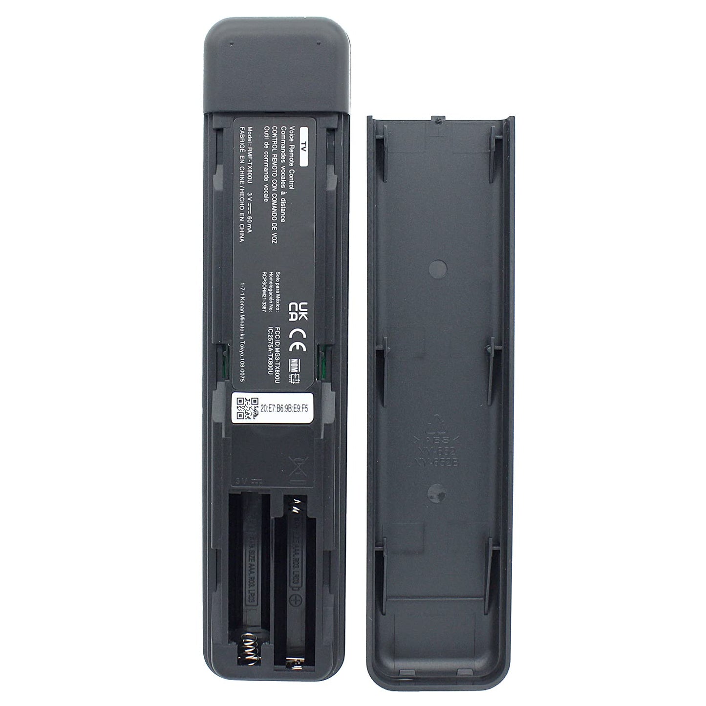 RMF-TX800U Voice Remote Control Replacement for Sony 4K HD TV KD-43X72K KD-43X73K KD-43X80K KD-43X81K KD-43X82K KD-43X85K KD-43X89K KD-50X72K