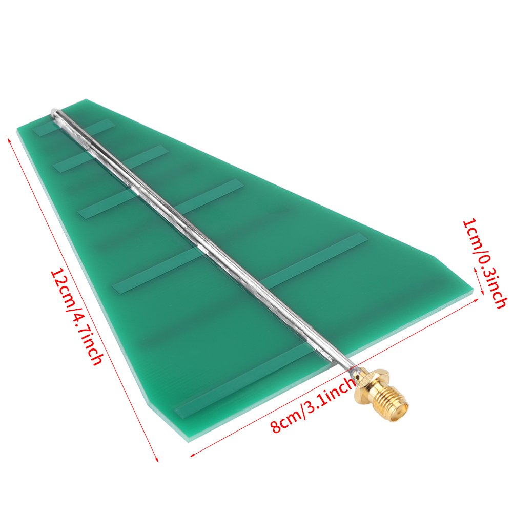 UWB Ultra Wide Band 1.35GHz-9.5GHz Log-Periodic Directional RF Antenna with SMA Connector
