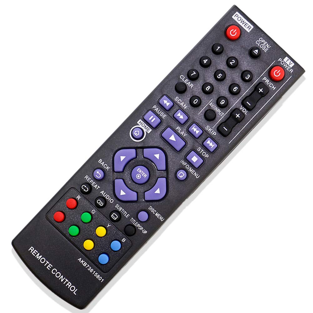 New Replacement Remote Control AKB73615801 fit for LG Blu-ray BP320 BP220 BP200 BP325W BP125 BP220N BP320N BP325