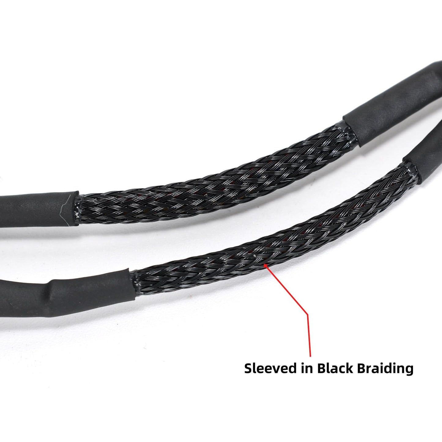 Ruimou 1pcs Computer PC PWM Fan Splitter Cable 4pin 1 Male to 2 Female (Cable Length 100mm) Compatible with Corsair RGB Fan Hub/Corsair Lighting Node