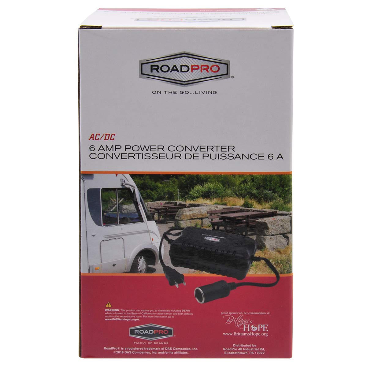 RoadPro RPSL7001 AC to DC 6 Amp Power Converter