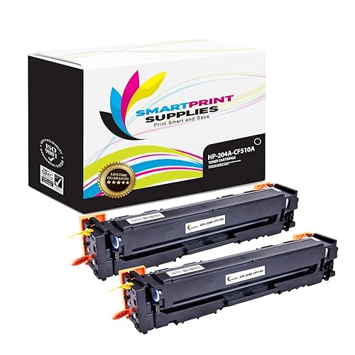 Smart Print Supplies Compatible 204A CF510A Black Toner Cartridge Replacement for HP Color Laserjet Pro MFP M181fw M180nw M154nw Printers (1,100
