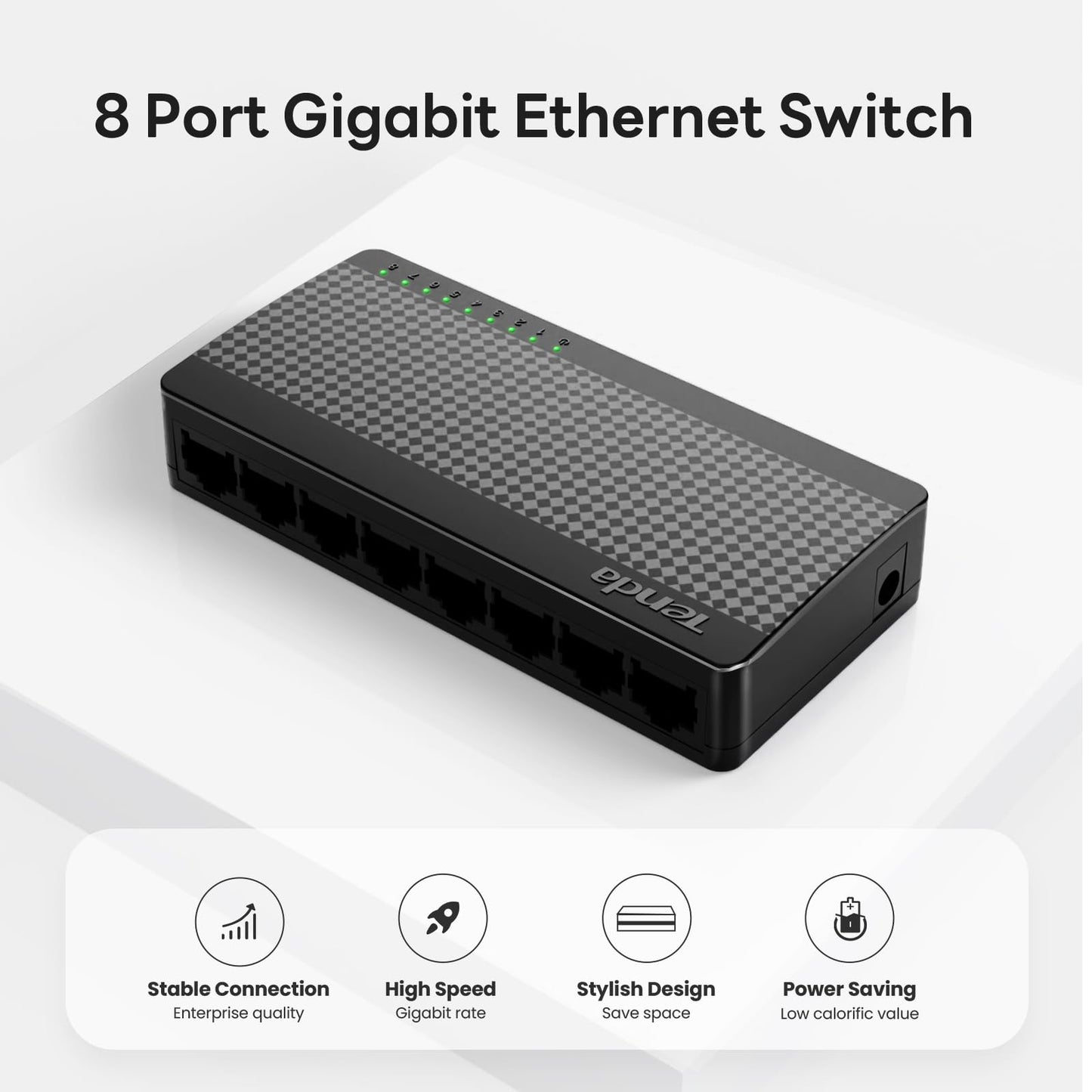 Tenda Technology SG108M 8-Port Gigabit Ethernet Switch
