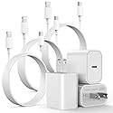 iPhone Charger Fast Charging,?Apple MFi Certified? 20W Type C Fast Charger Block with 6FT USB C to Lightning Cable for iPhone 14/13/13 Pro/12/12…
