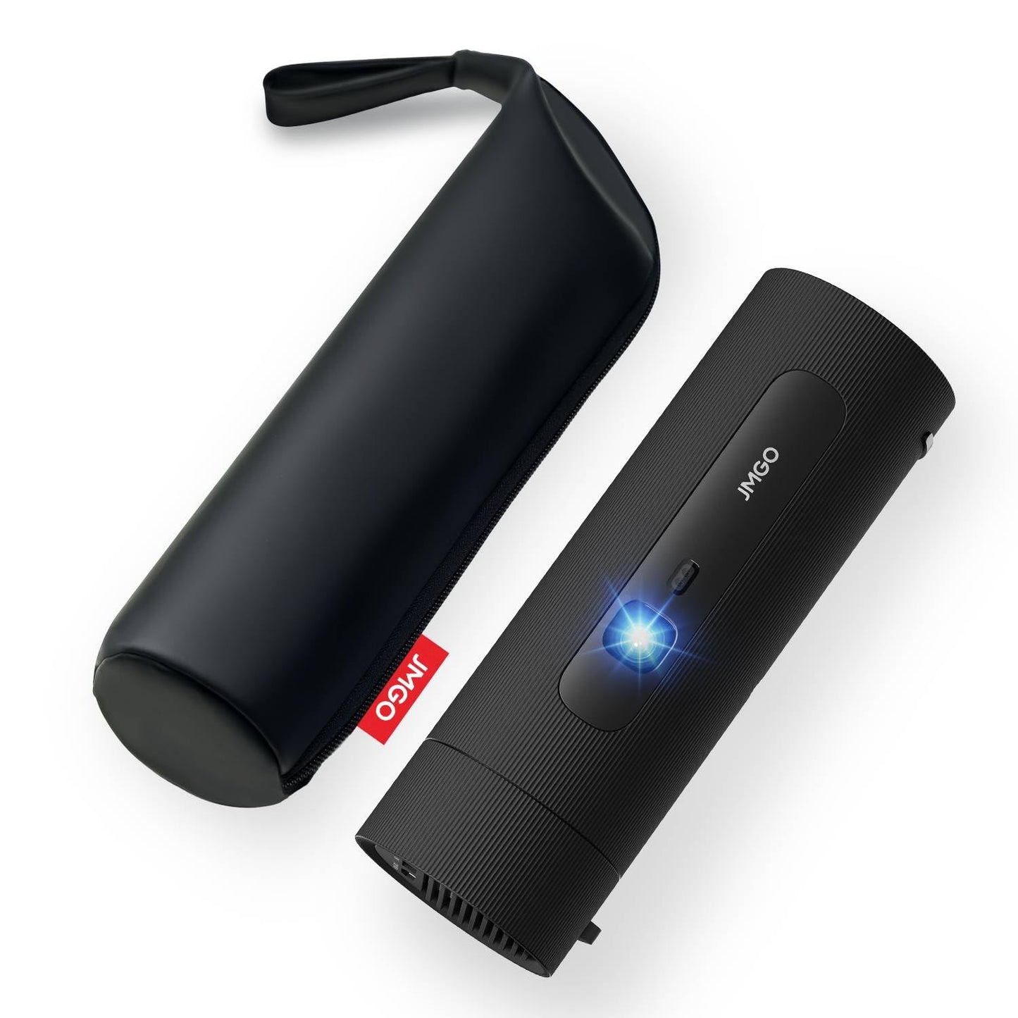 JMGO PicoFlix GTV Netflix Projector, 1080P Mini Portable Projector with Wifi and Bluetooth, 4.5H Battery, Outdoor 3D Movie Projector 150", Gimbal Auto