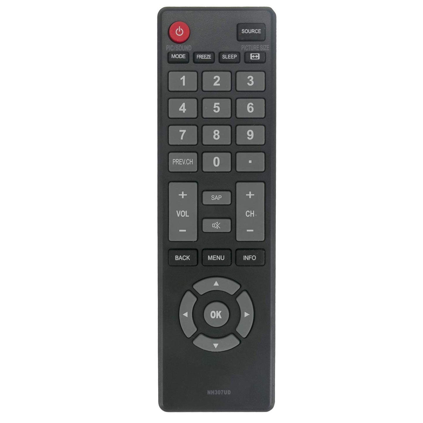 NH307UD Replace Remote Control Suit for Funai TV LF320FX4F LF320FX4 sub NH306UD