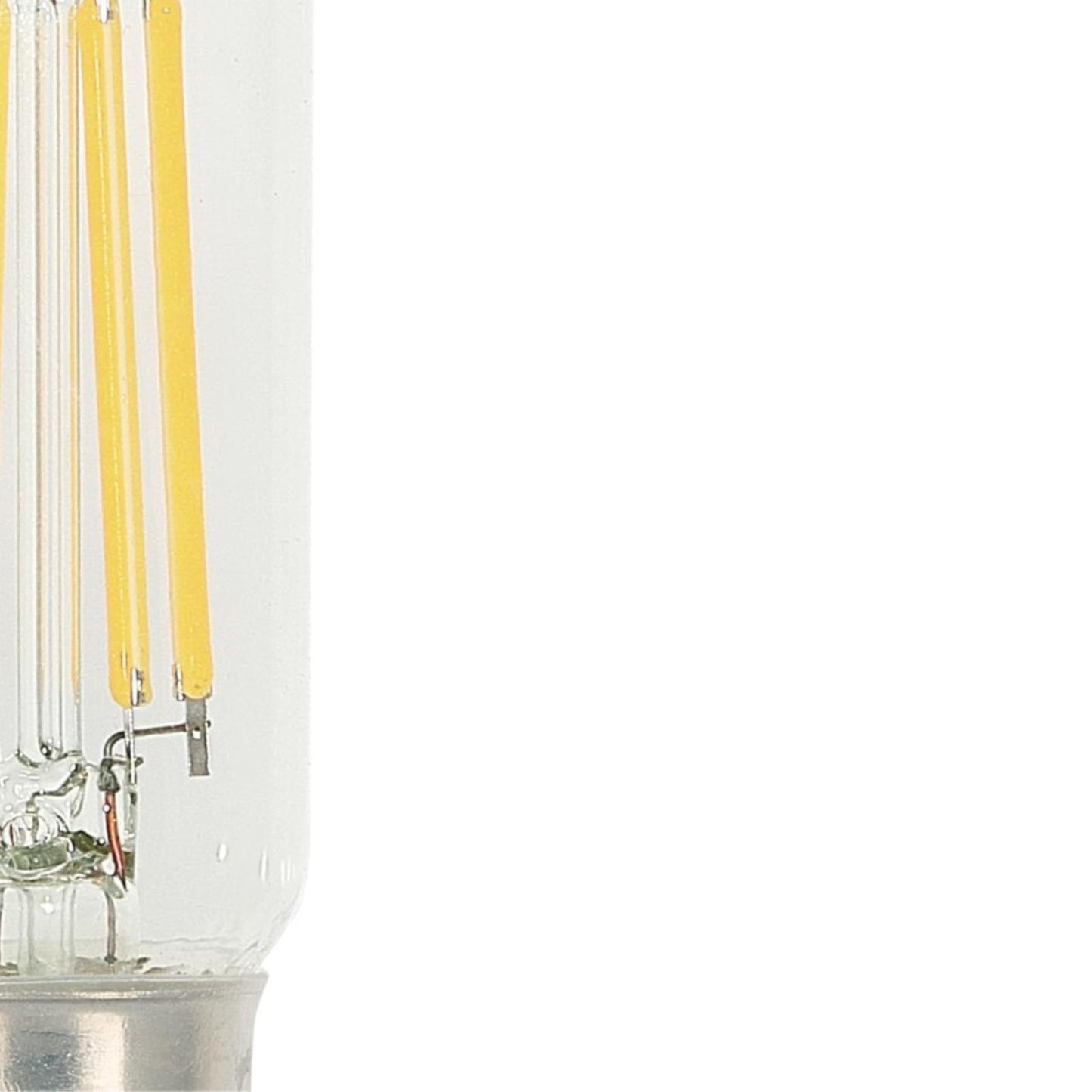 Westinghouse Lighting 5335020 5 Watt (60 Watt Equivalent) T8 Dimmable Clear Filament LED Light Bulb, Candelabra Base, 6 Pack