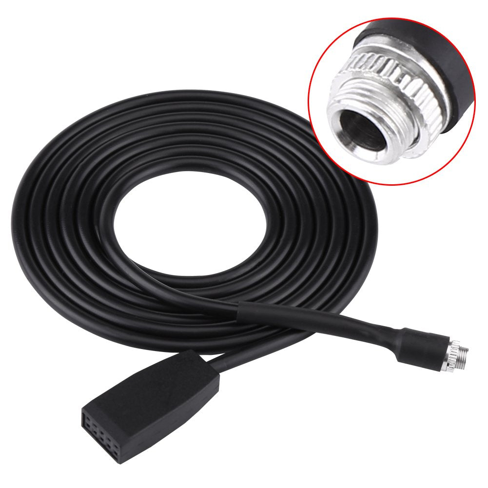 Keenso E46 Aux Cable, 3.5mm Female Jack Aux Cable for 325i Coupe Sedan 320i 320ci 320cic 323i 323ci 325i 325ci 325cic 328i 328ci 328cic