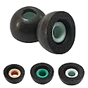 Universal Memory Foam Tips Small Earbud Tips Replacement Ear Tips Foam Fit 4.0mm~6.0mm Wireless Earbuds, Extra Small Earbuds Tips, LMS Black