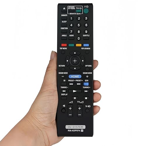 RM-ADP074 Sub RM-ADP073 Replacement Remote Fit for Sony Blu-ray Disc/DVD Home Theatre System BDV-E690 BDV-E490 BDV-E290 BDV-E190 BDV-N990W BDV-N890W