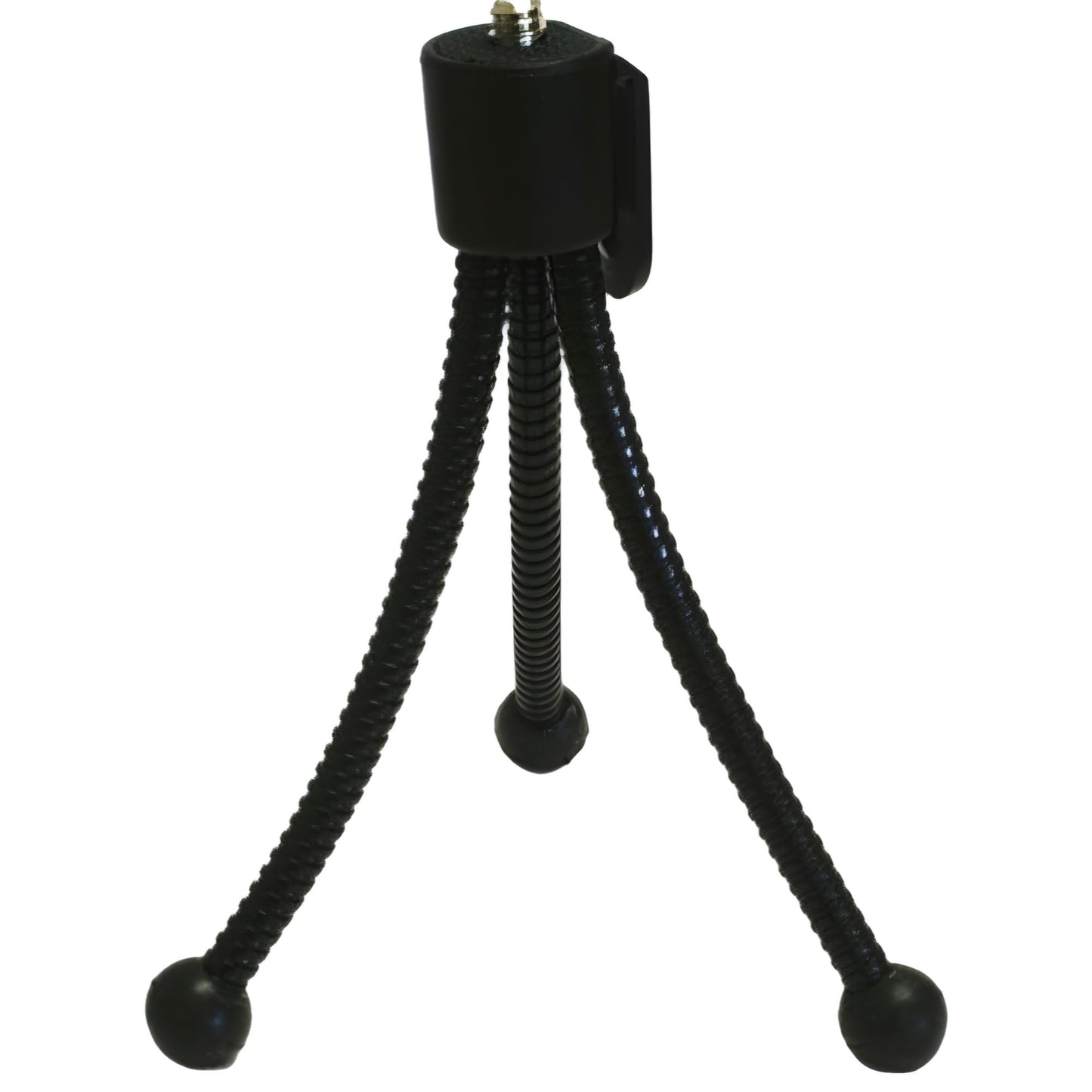 JacobsParts 4" Flexible Compact Mini Table Top Tripod with Adjustable Legs for Small Cameras Webcams