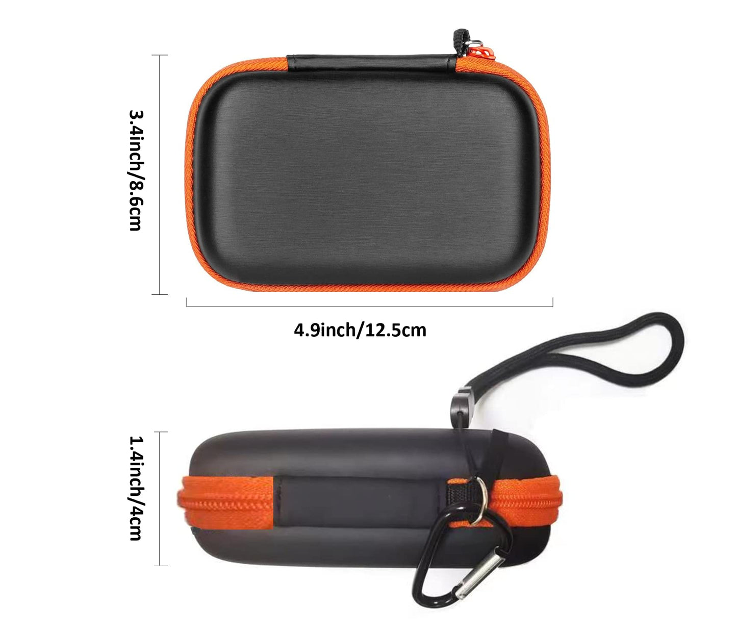 Hard Case for SanDisk Extreme Pro/SanDisk Extreme Portable External SSD 500GB 1TB 2TB, Travel Case Protective Cover Storage Bag, for Samsung T7 Shield