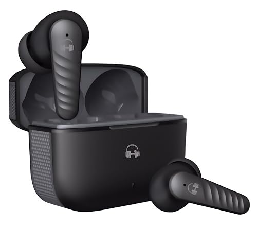 HARMONY TWENTY-TWO HTT-9, Wireless Earbuds, ENC 4 Mic Call Noise Cancelling, 13mm Deep Bass in Ear Buds with Voice Assistant, 5.4 Bluetooth Earphones