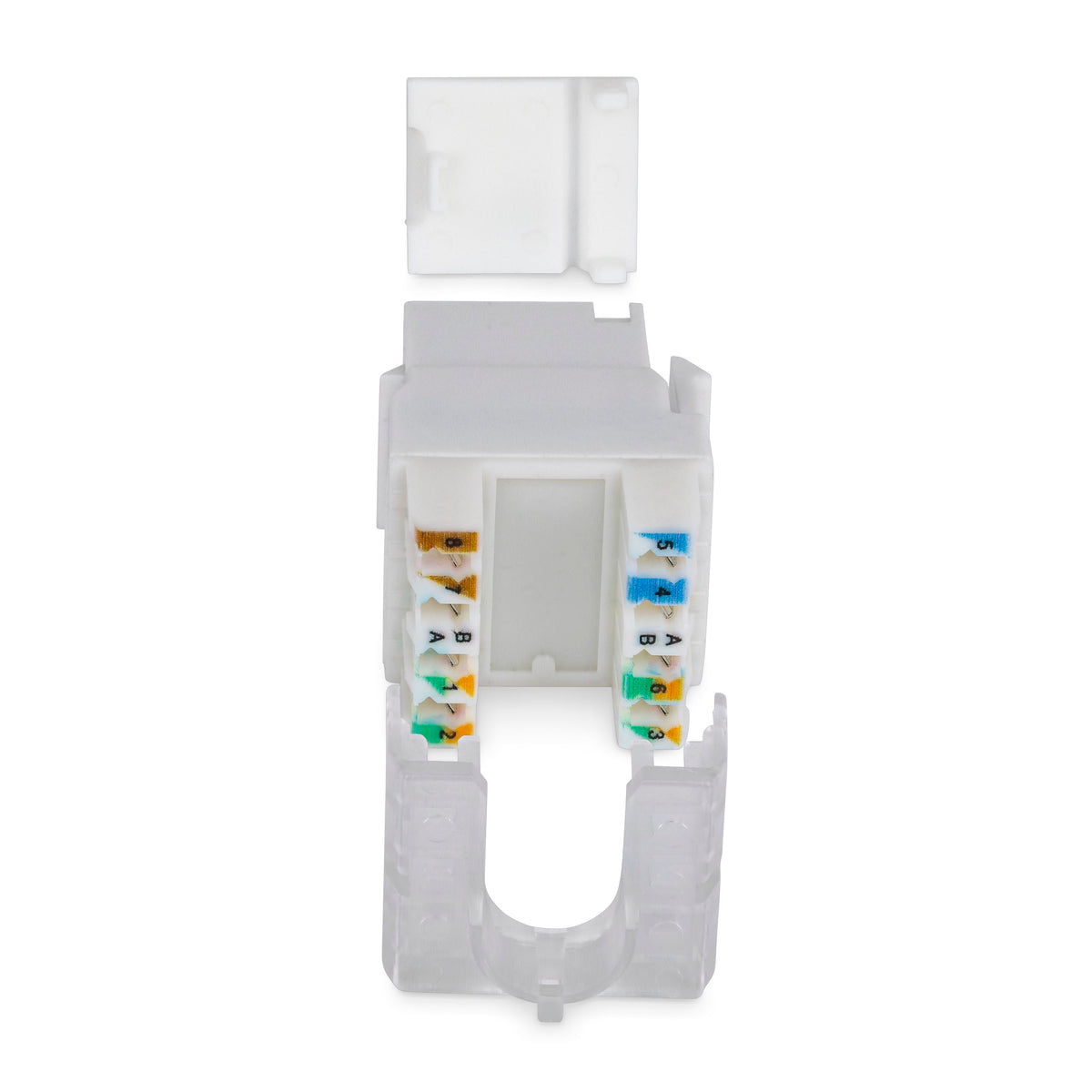 StarTech Cat6 Keystone Jack 24-Pack, UTP, 180 110 Punch Down, White