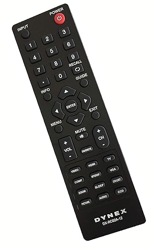 DYNEX DX-RC02A-12 LCD LED TV Remote For DX-42E250A12 DX-37L200A12 DX-46L261A12 DX-19L200A12 DX-32L221A12 DX-32L200A12