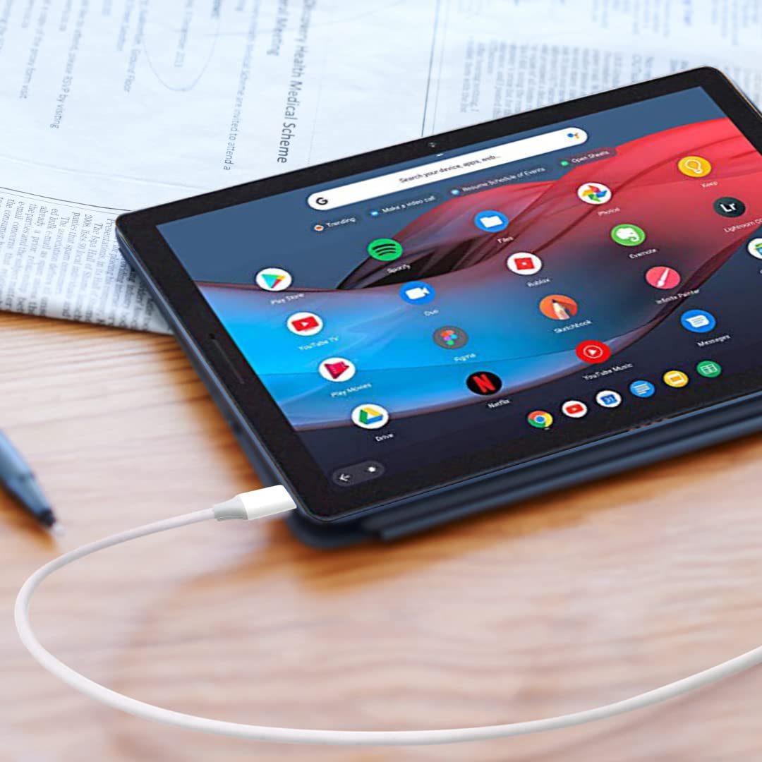 Vebner 30W USB-C Fast Charger and Cable Compatible with Google Products, Google Pixel Phones, Tablets and Other USB-C Devices (1-Pack - 6-Foot)