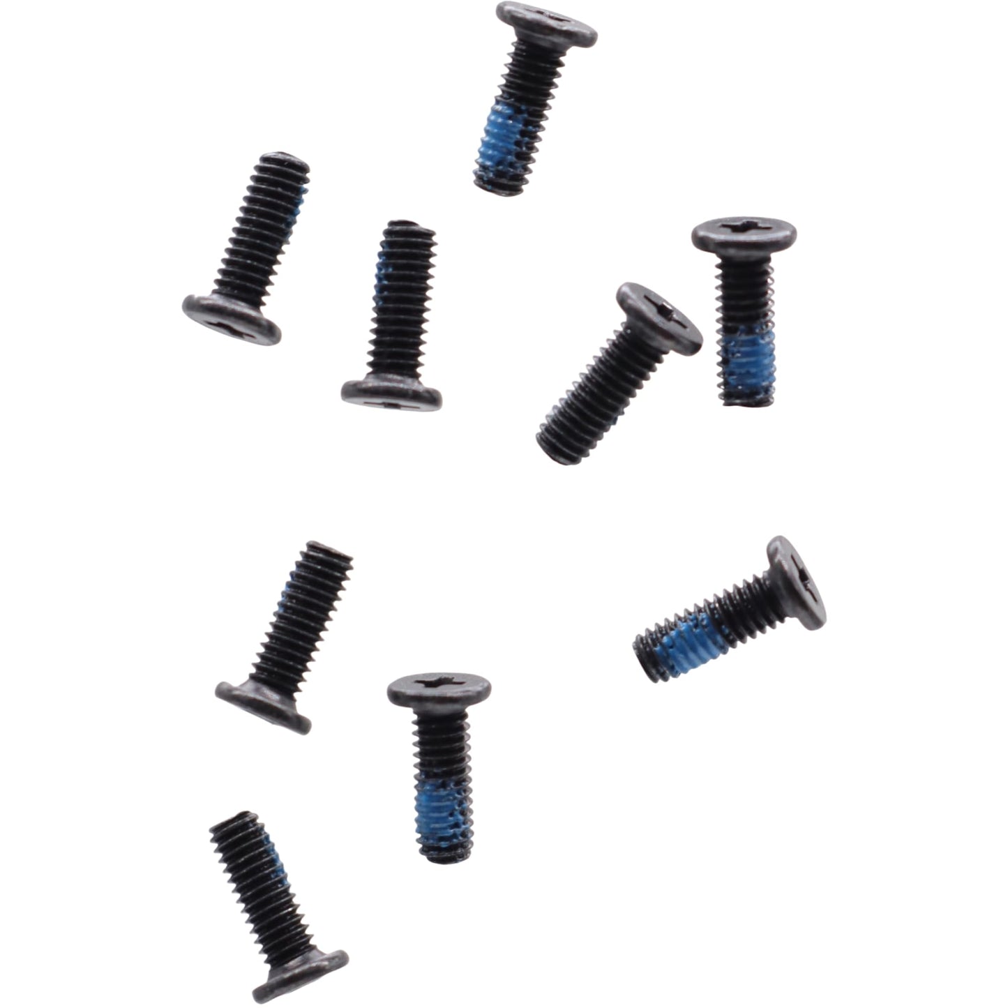 YesNOPart 10X M2.5 x 7.0mm Phillips Flat-Head Screws kit w/Nickel Replacement for Dell HP ASUS Lenovo Acer Laptop, Bottom Cases, LCD Bezel