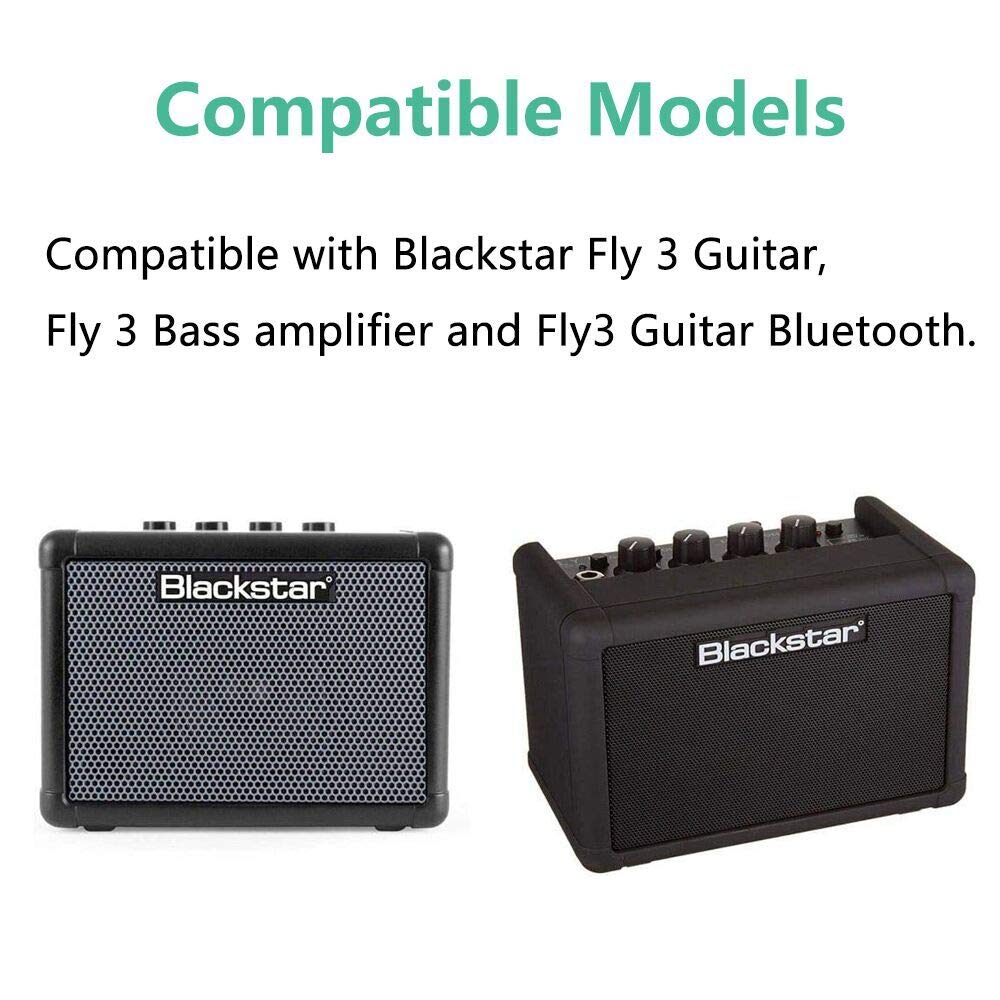 New AC/DC Adapter Replacement for Blackstar Fly 3 Bass Amplifier Fly3 & Fly 103 Guitar Bluetooth Speaker PSU1FLY PSU-1 SW10-06501500-W Balance 9.0e 9E
