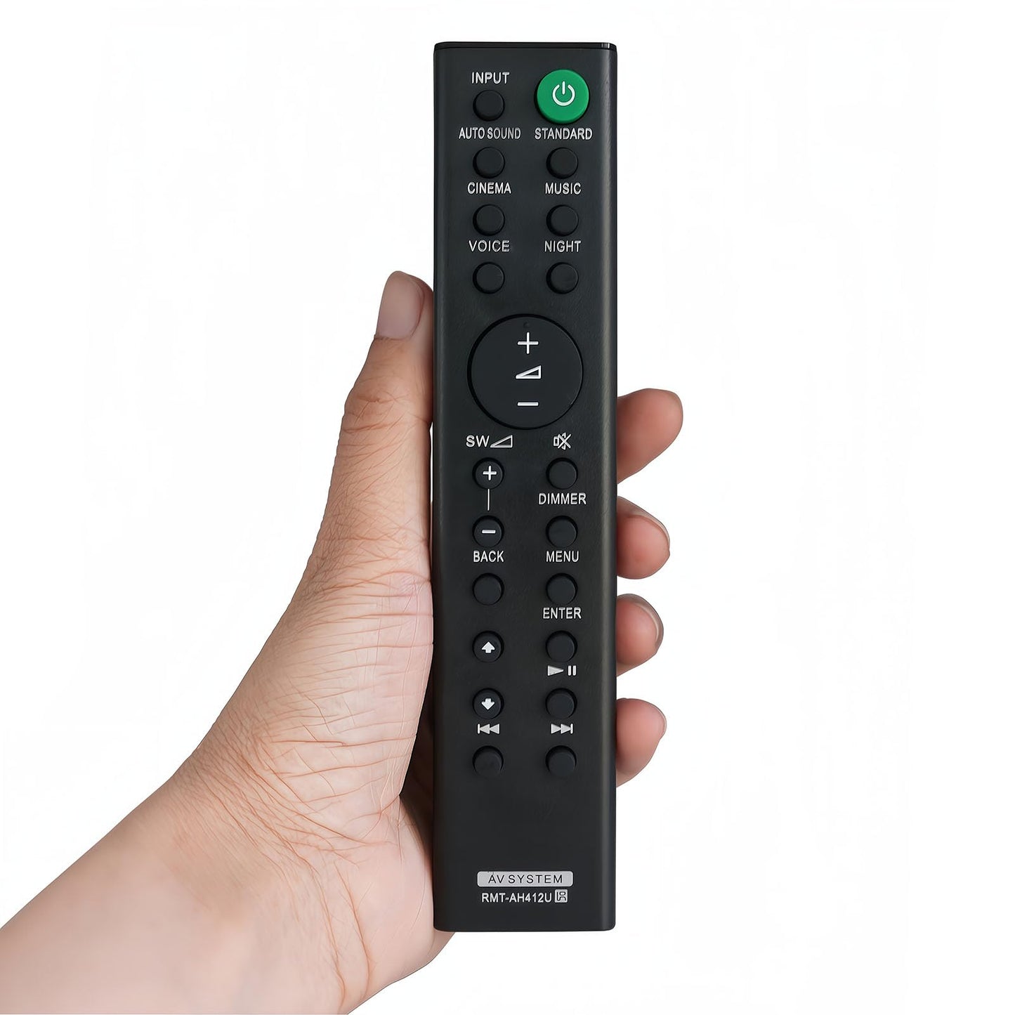 Replacement Remote Control RMT-AH412U Compatible for Sony 5.1ch Home Cinema Soundbar HT-S20R SS-S20R SA-WS20R SS-SS20R SS-SS700RF