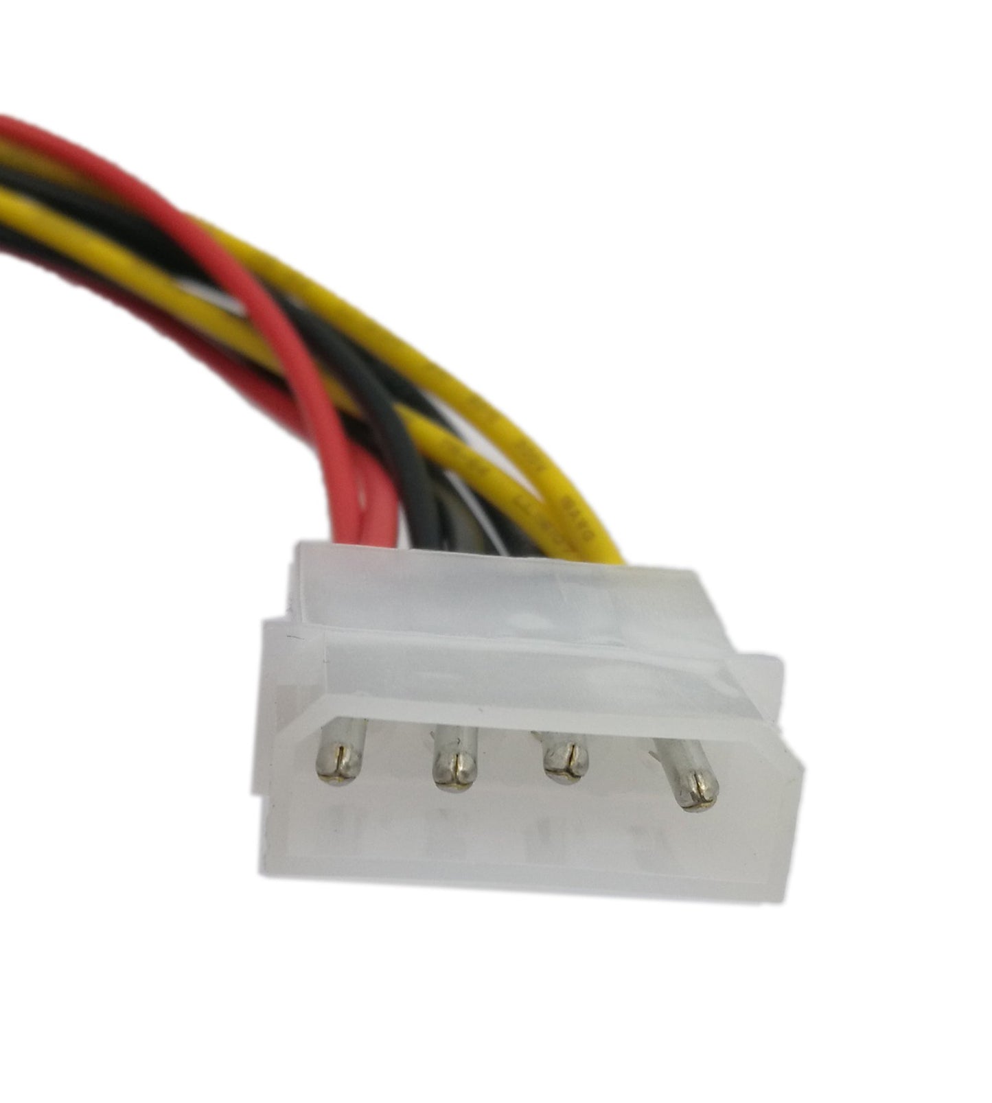 zdyCGTime Molex 4 Pin Power Supply Y Splitter Cable - 2 Female to 1 Male (2 Pack)