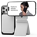 MOFT Phone Tripod Stand Selfie Stick for iPhone, Multi-Angles iPhone Stand, Lightweight & Portable Phone Holder, Strong Magnets, MOVAS Vegan Leather