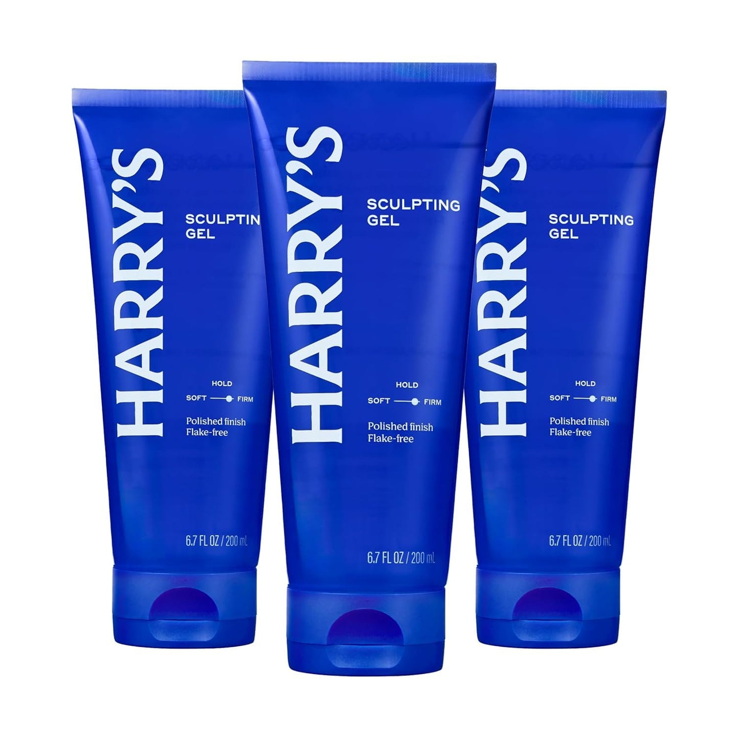 Harry's Hair Gel for Men, Hair Gel with Firm Hold & Polished Finish, 6.7 Fl Oz, 3 Pack