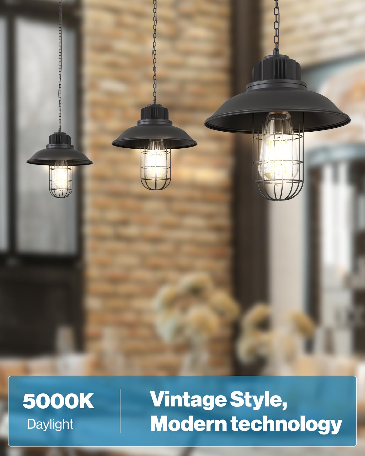 Sunco 12 Pack ST58 Filament LED Edison Bulbs, E26, 8.5W=75W, Dimmable