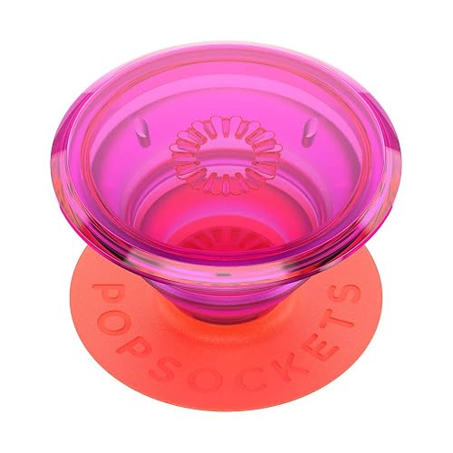 PopSockets Phone Grip with Expanding Kickstand, Adhesive Grip - Neon Glow Electric Sunrise