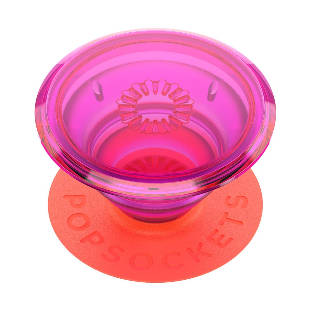 PopSockets Phone Grip with Expanding Kickstand, Adhesive Grip - Neon Glow Electric Sunrise