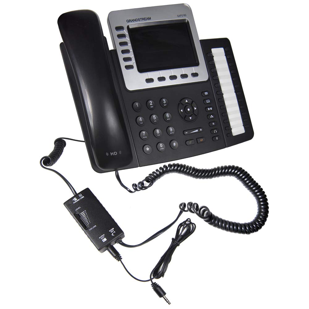 ECS Telephone Recorder Adapter for Landline, 3.5mm Adapter only
