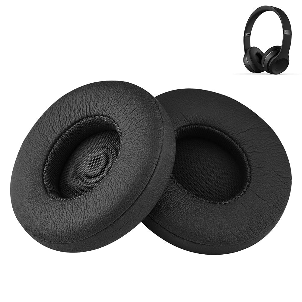 Esen Solo 3 Earpad Replacement Solo 2 Ear Pads Cushion Accessories Compatible with Beats by Dre Solo3/Solo2 Wireless A1796/B0534 Headphones, Made